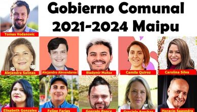 Alcalde y concejales 2021-2024 comuna de Maipú